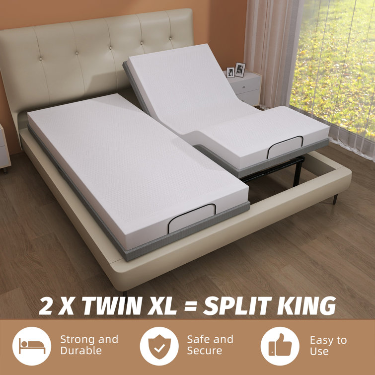 Sleep number split king deals adjustable bed